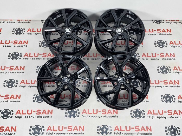 Nowe Alufelgi SKODA 17" 5x112 SUPERB I 1 II 2 III 3 YETI Czarne