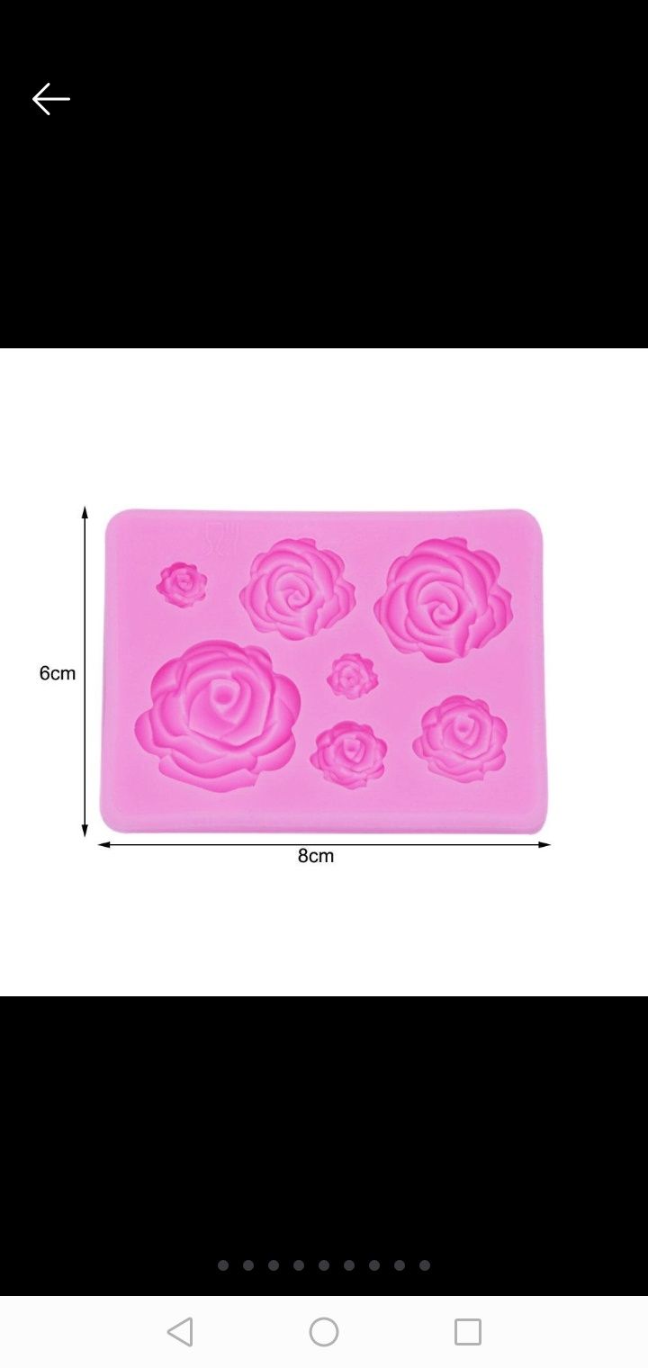Silikonowa forma róże