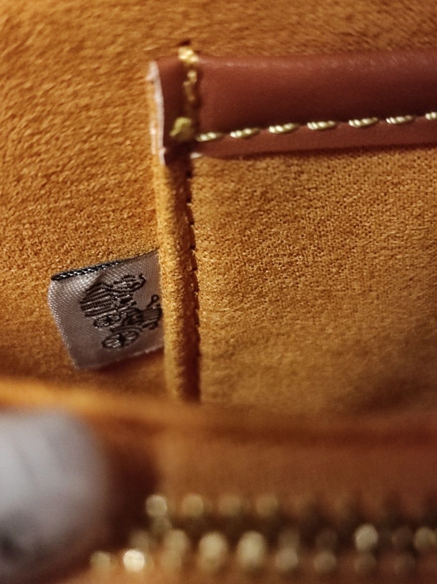 Сумка coach tabby shoulder bag кожаная белая
