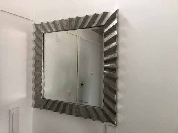 Espelho Prateado Quadrado