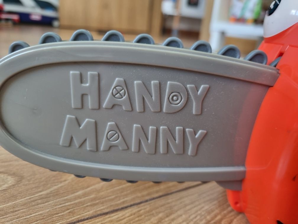 Piła spalinowa zabawka dla dzieci. Handy Manny