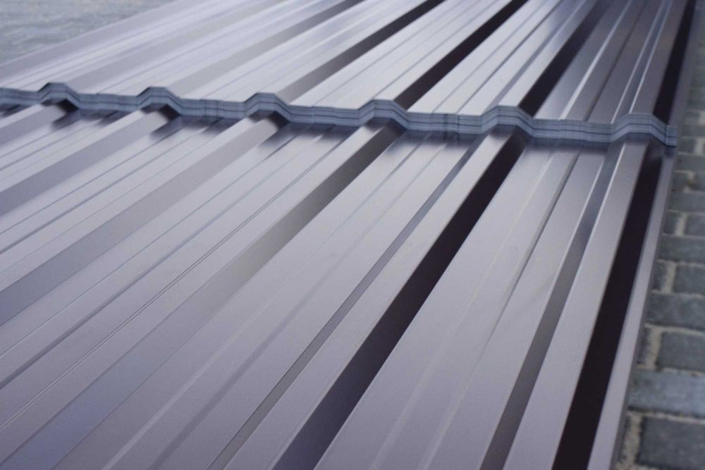 Blacha trapezowa T-18E POŁYSK brąz RAL 8017 -OD RĘKI-->1 gat.