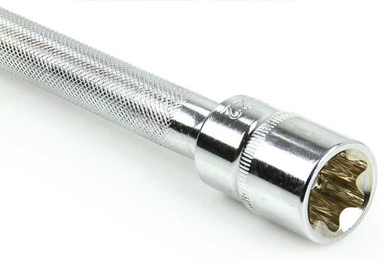 Klucze nasadowe torx zestaw kluczy w walizce torxy 1/2" 17szt E10-E24