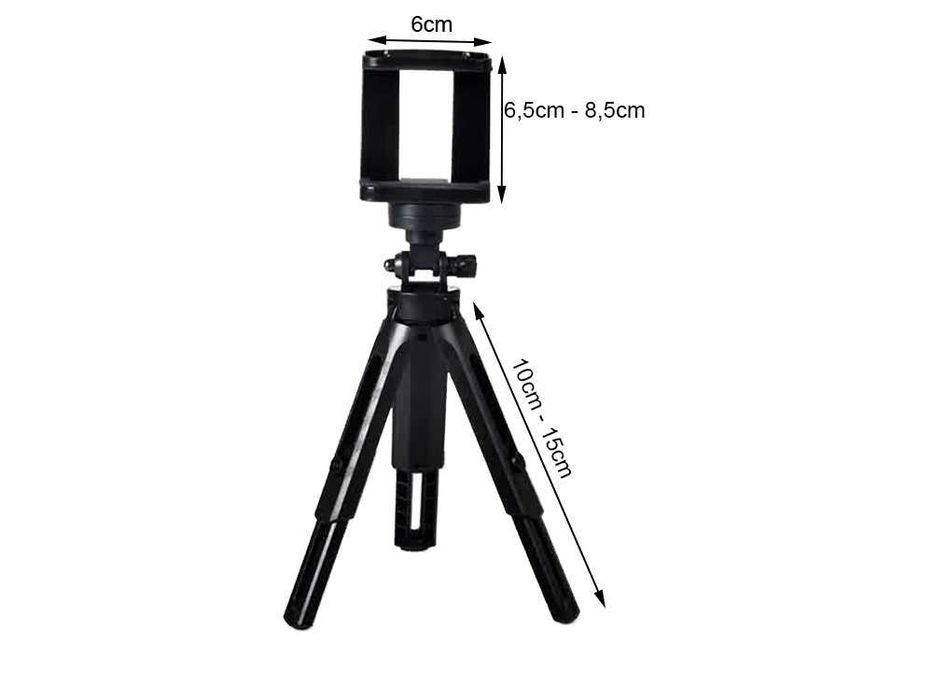 UCHWYT STATYW STOJAK na Telefon Aparat TRIPOD Regulowany SELFIE Stick