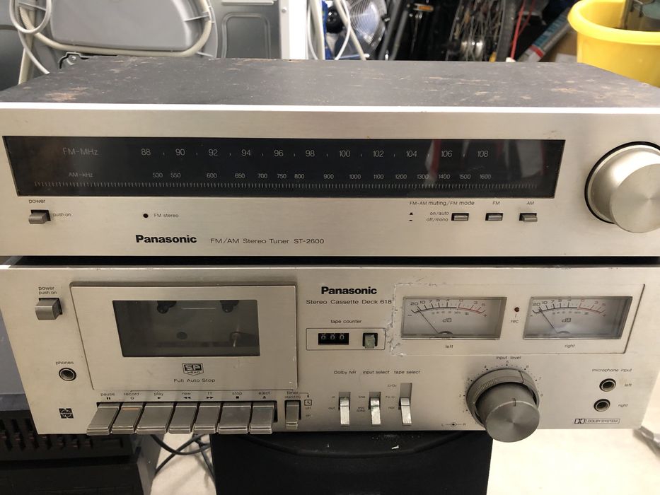 Magnetofon Kasetowy +Radio Panasonic
