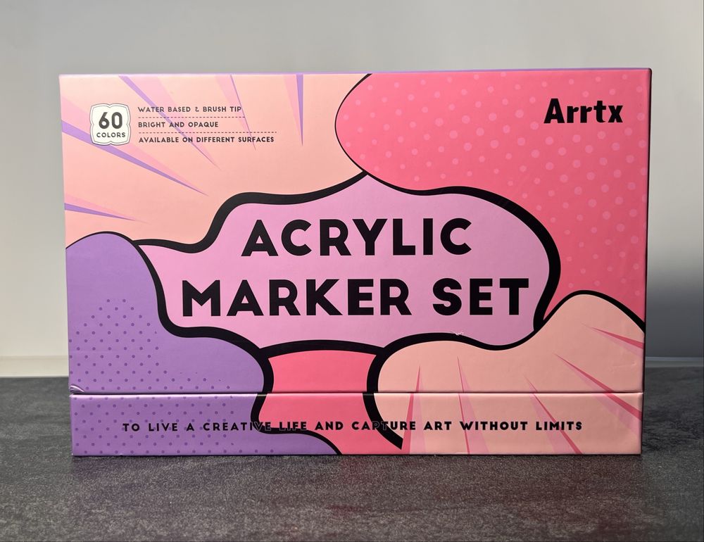 Маркери акрилові Arrtx 60 кольорів