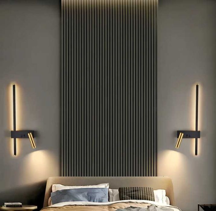 Kinkiet Ścienny z Przełącznikiem LED Minimalistyczny