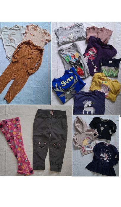 Paka ubranek dla dziewczynki 92/98/104/110