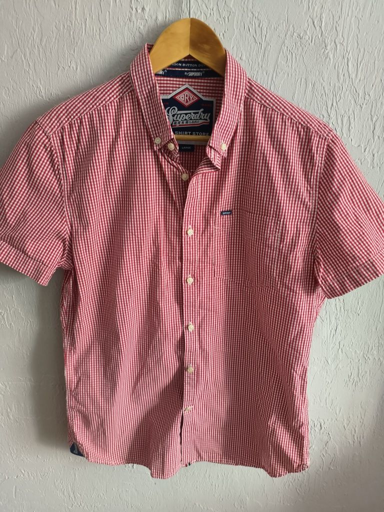 Nowa męska koszula Superdry Regular Fit L
