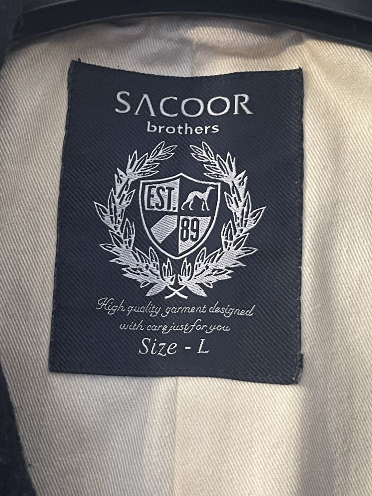 Sobretudo Sacoor azul escuro tamanho L