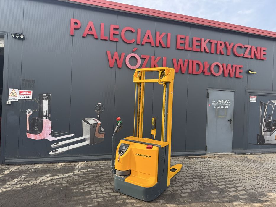 Paleciak elektryczny Jungheinrich 530 cm 1400 kg wózek Ejc 14