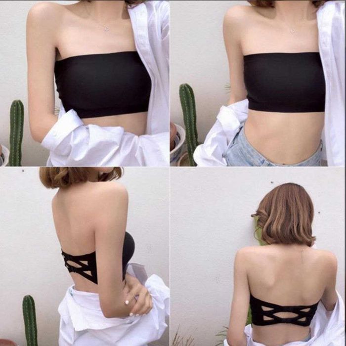 Топ безшовний з чашками / Бандо бюстлальтер