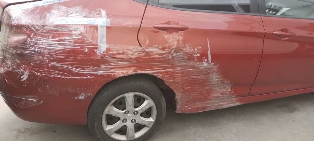 После дтп хунлай акцент 2013 на ходу