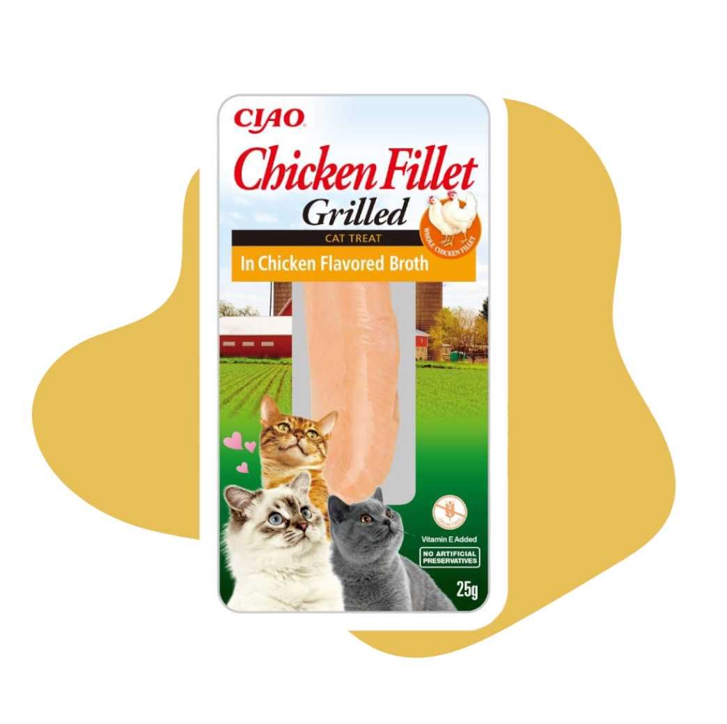 Inaba Ciao In Chicken Broth 25g Filet kurczaka w bulionie z kurczaka