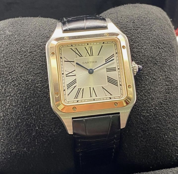Мужские премиум часы Cartier Santos Dumont