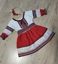Сукня вишиванка для дівчинки 98-104-110