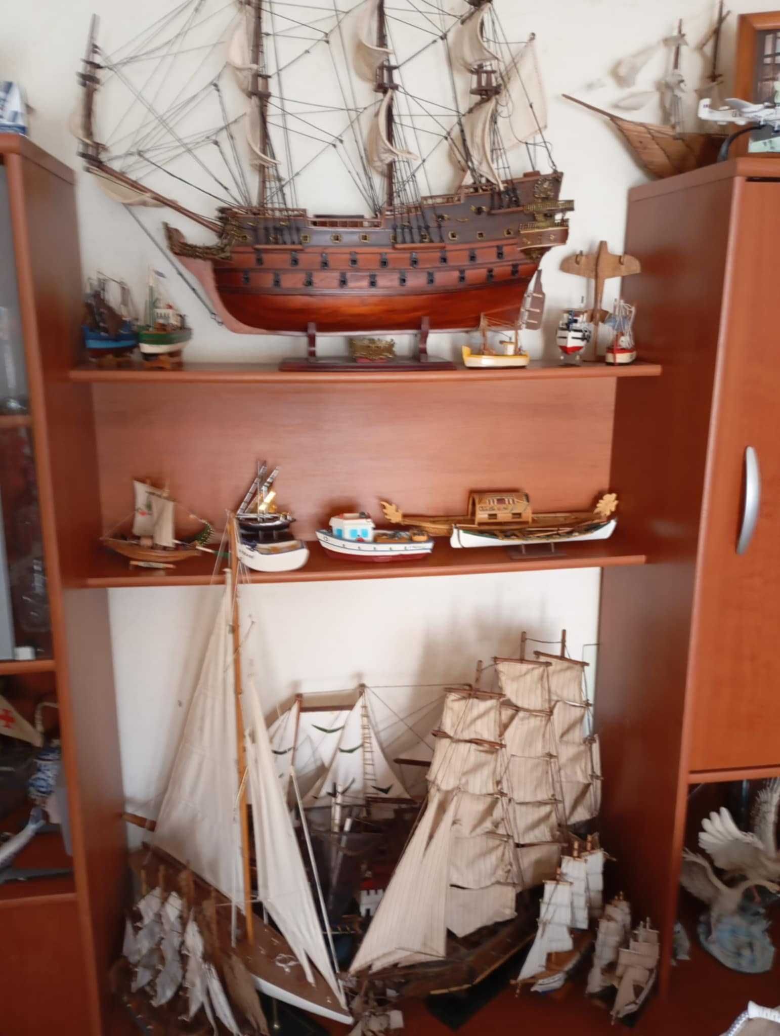 Coleção barcos estáticos