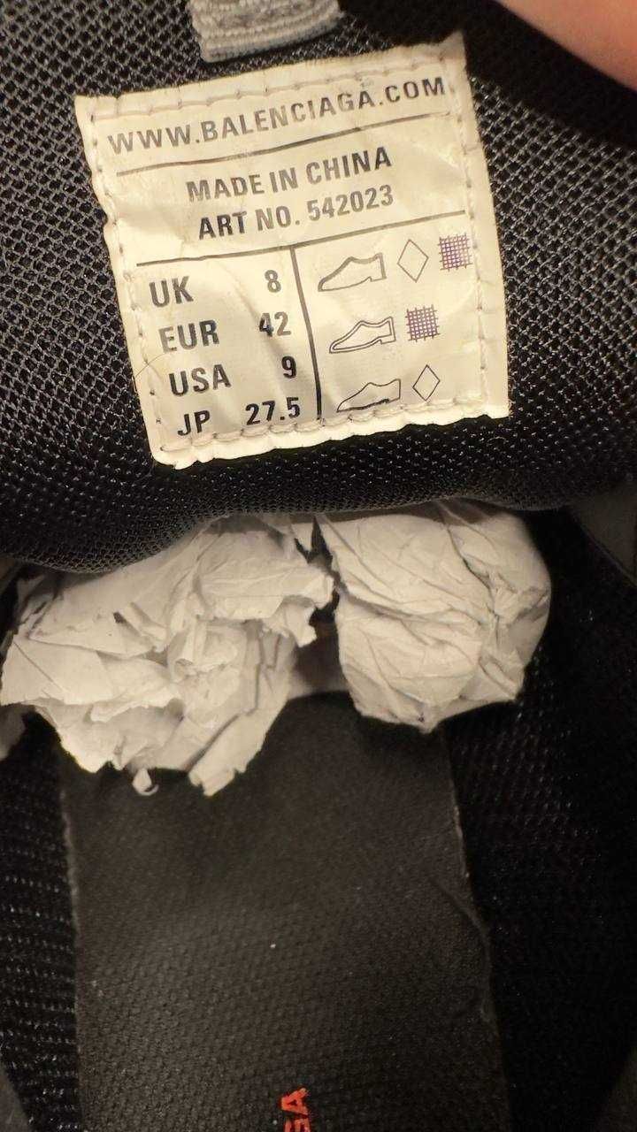 Balenciaga Track Red/Black size 42 Баленсиага траки