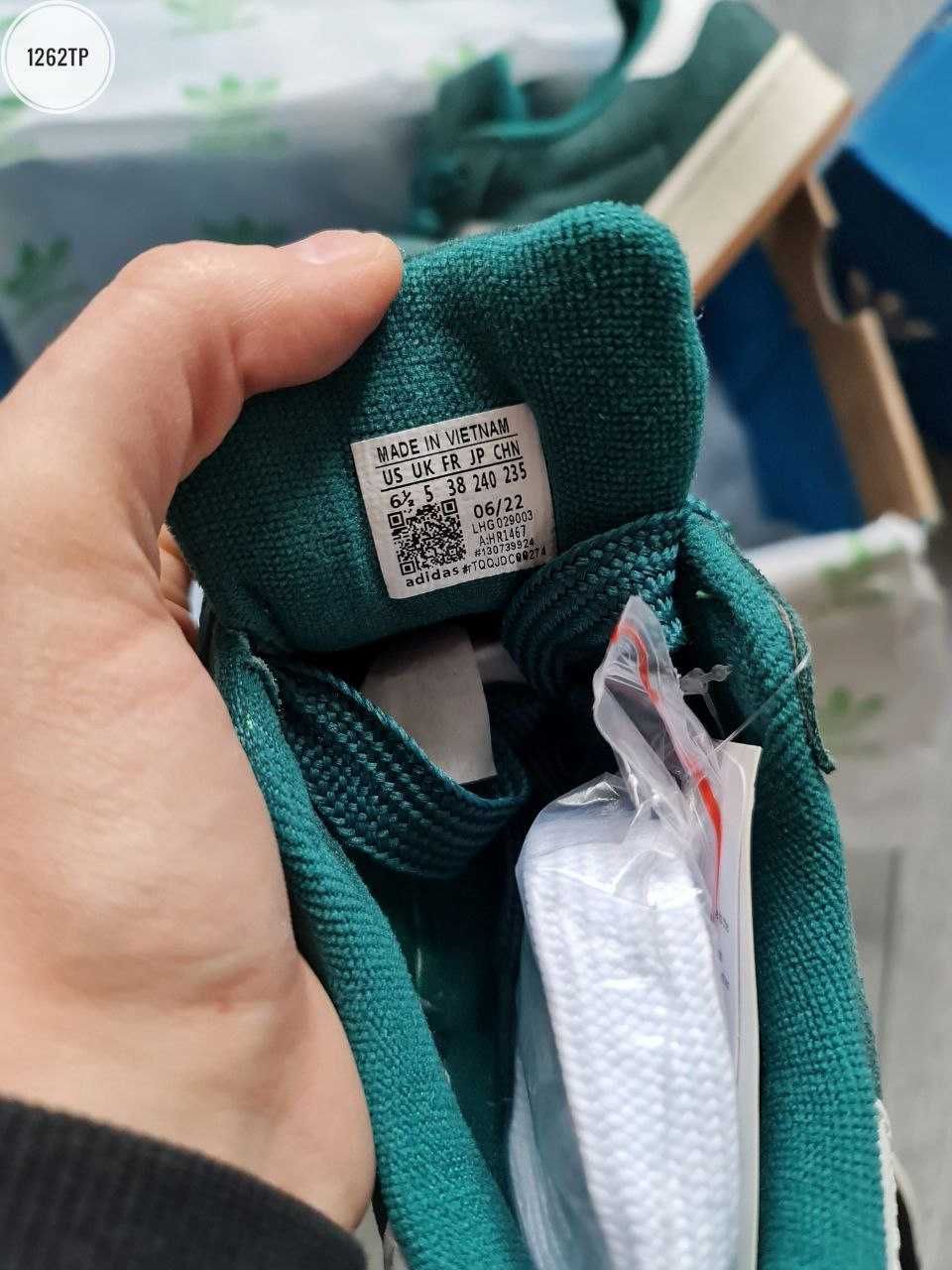 Жіночі кросівки Adidas Campus зелений 1262TP  ТОПОВІ