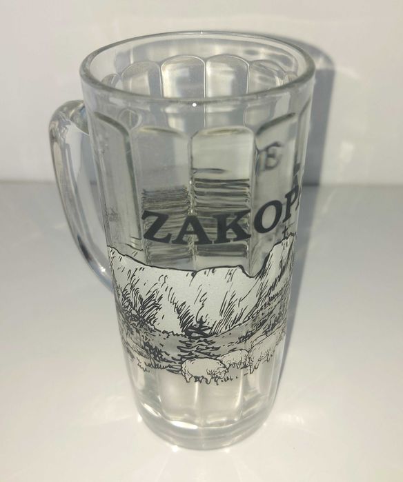 Szklany Kufel Pokal 0,33 l Zakopane Giewont pamiatka