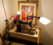 Lampa z maszyny Singer #loft #vintage