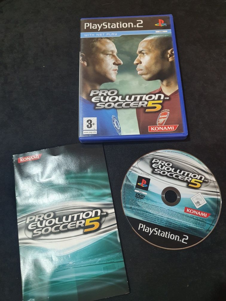 Gra gry ps2 playstation 2 PES5 pro evolution soccer 5 unikat