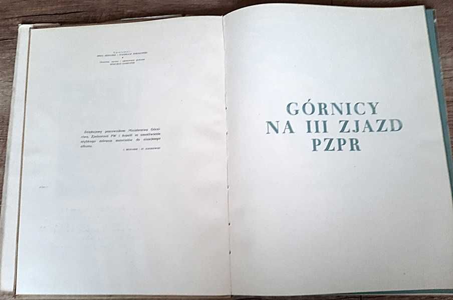 Górnicy na III zjazd PZPR - 1959 r.