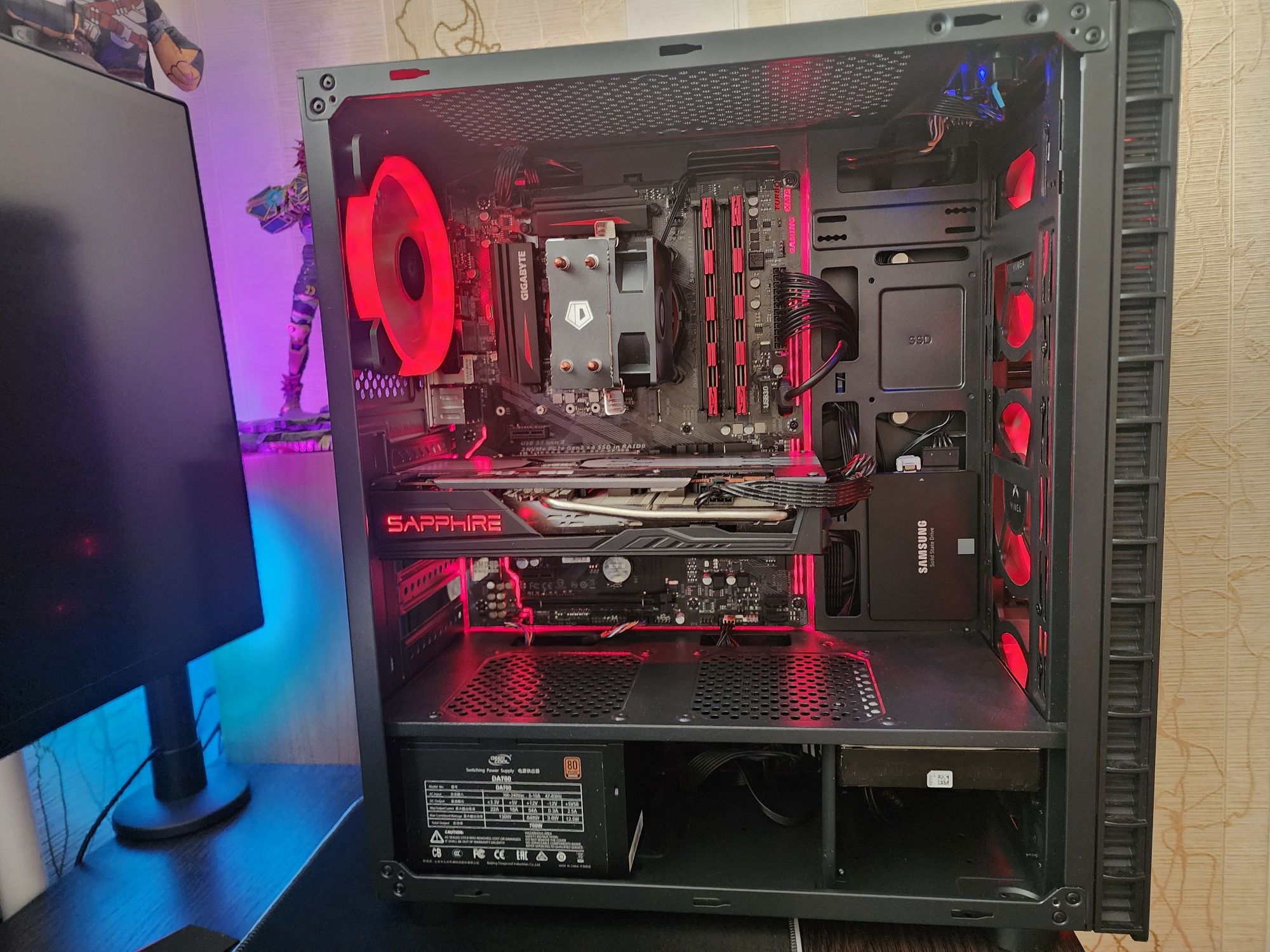ПК i7 6700, RX5600XT, 16Gb, SSD 256Gb, HDD 1Tb