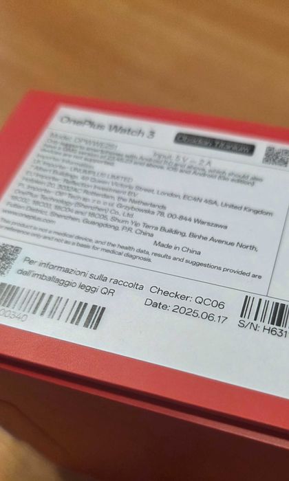 OnePlus Watch 3 jak nowy, stan idealny, kupiony w PL, faktura, gwaranc