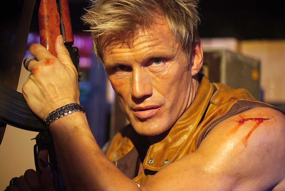 COMANDO DE RESGATE (Dolph Lundgren) Um Rocker de Armas... NOVO/SELADO
