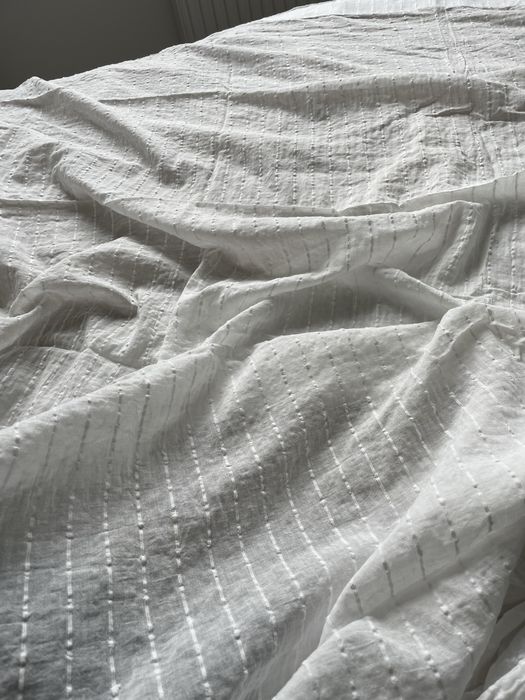 Naturalne Bawełniane firanki - 2 sztuki