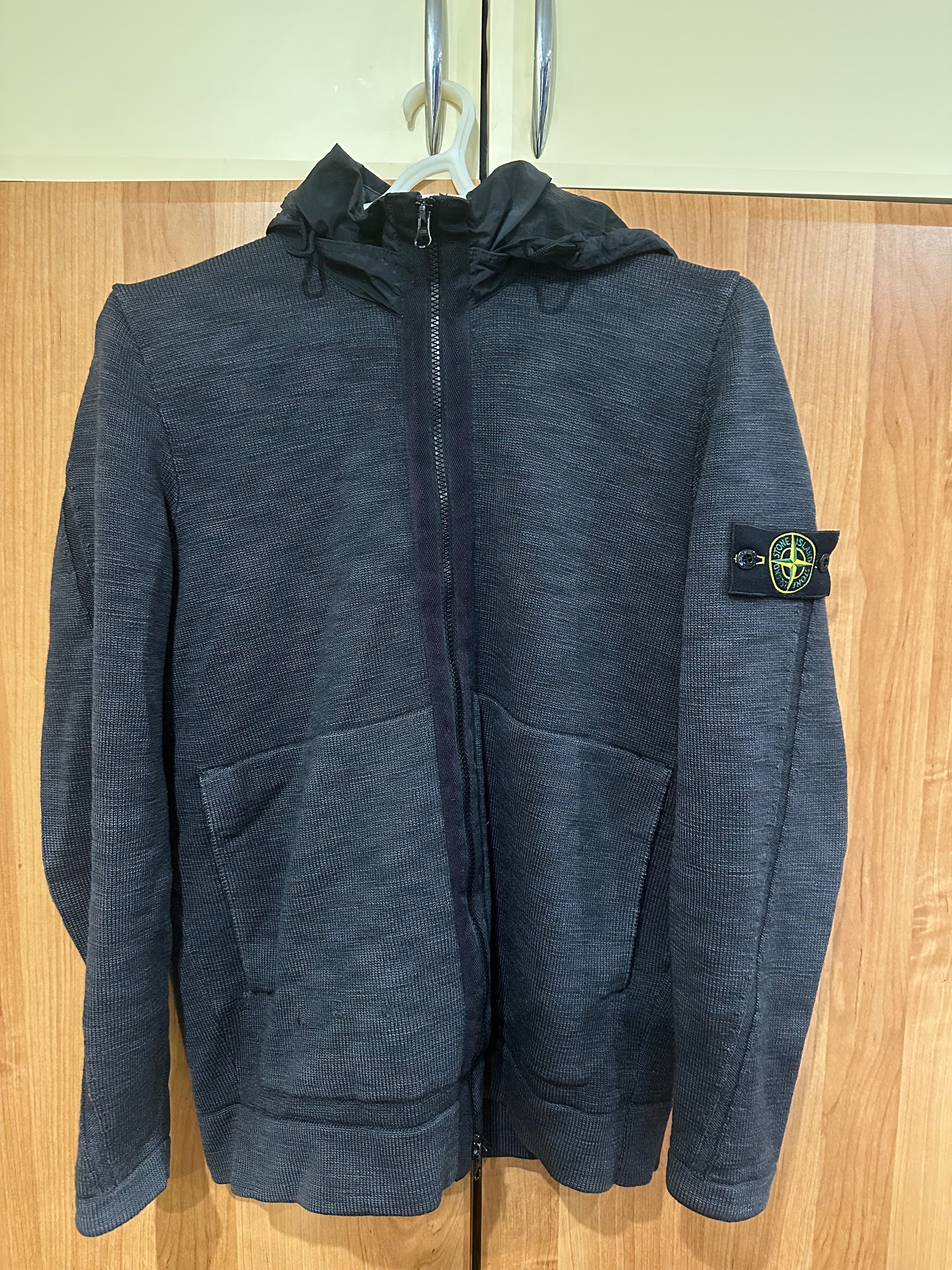 Вʼязане зіп худі Stone Island
