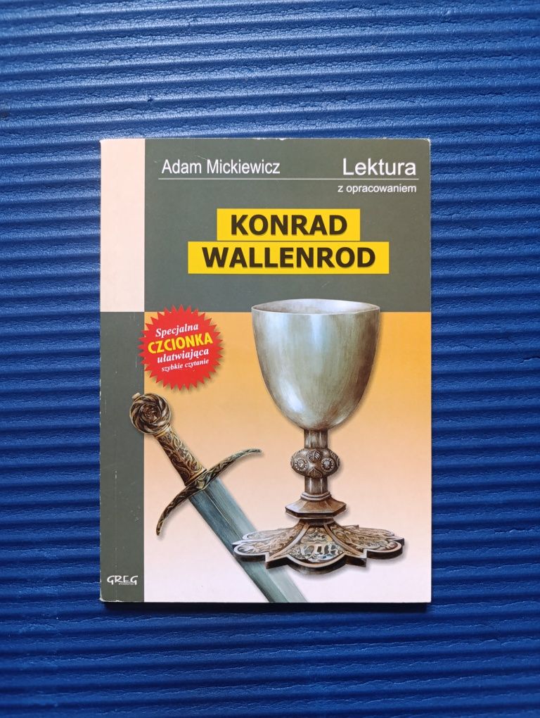Książka lektura z opracowaniem Konrad Wallenrod Adam Mickiewicz