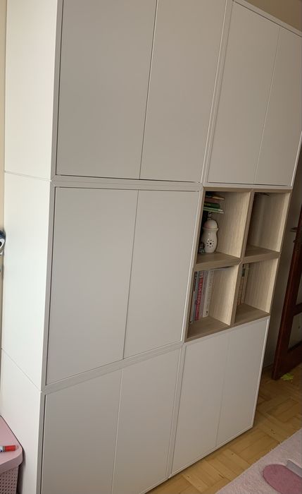 Meble biale ikea dab eket komoda polki szuflady regal