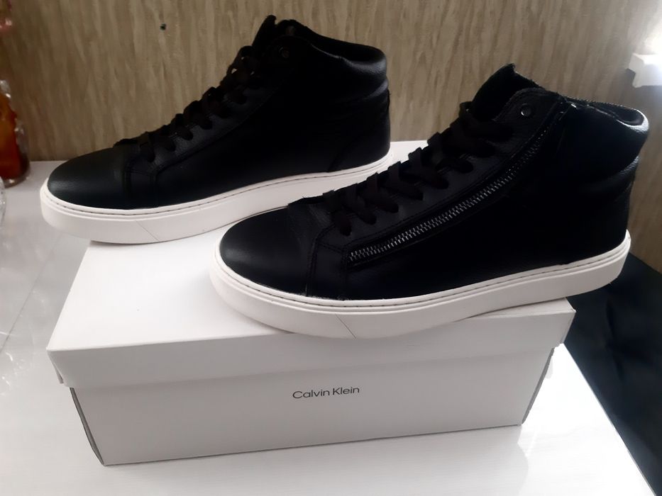 Чоловічі Calvin Klein HIGH TOP LACE UP W/ZIP р.44(28см)