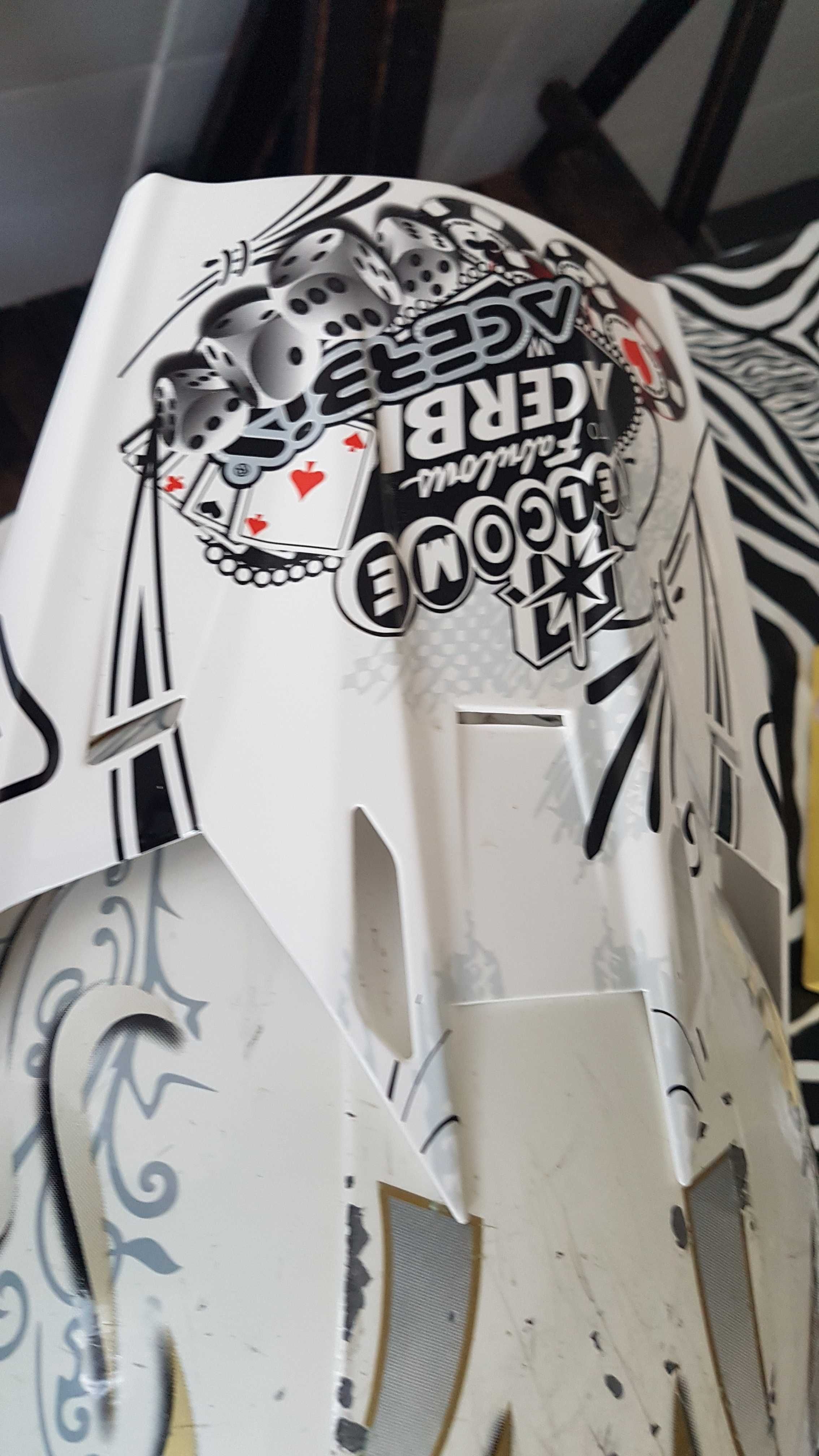 Capacete integral Acerbis motocross