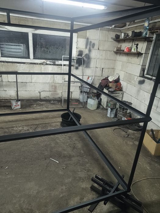 Rama, stelaż konstrukcja boksu dla psa 4x2