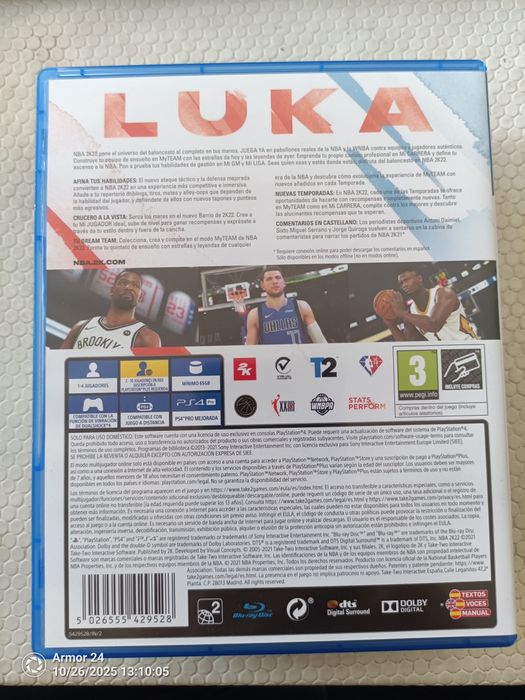 NBA 2K22 PS4 como novo