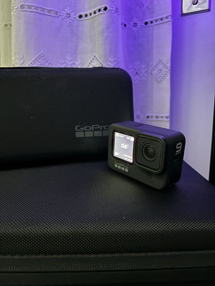 GoPro Hero 9 Black Impecável com Kit Completo de Suportes
