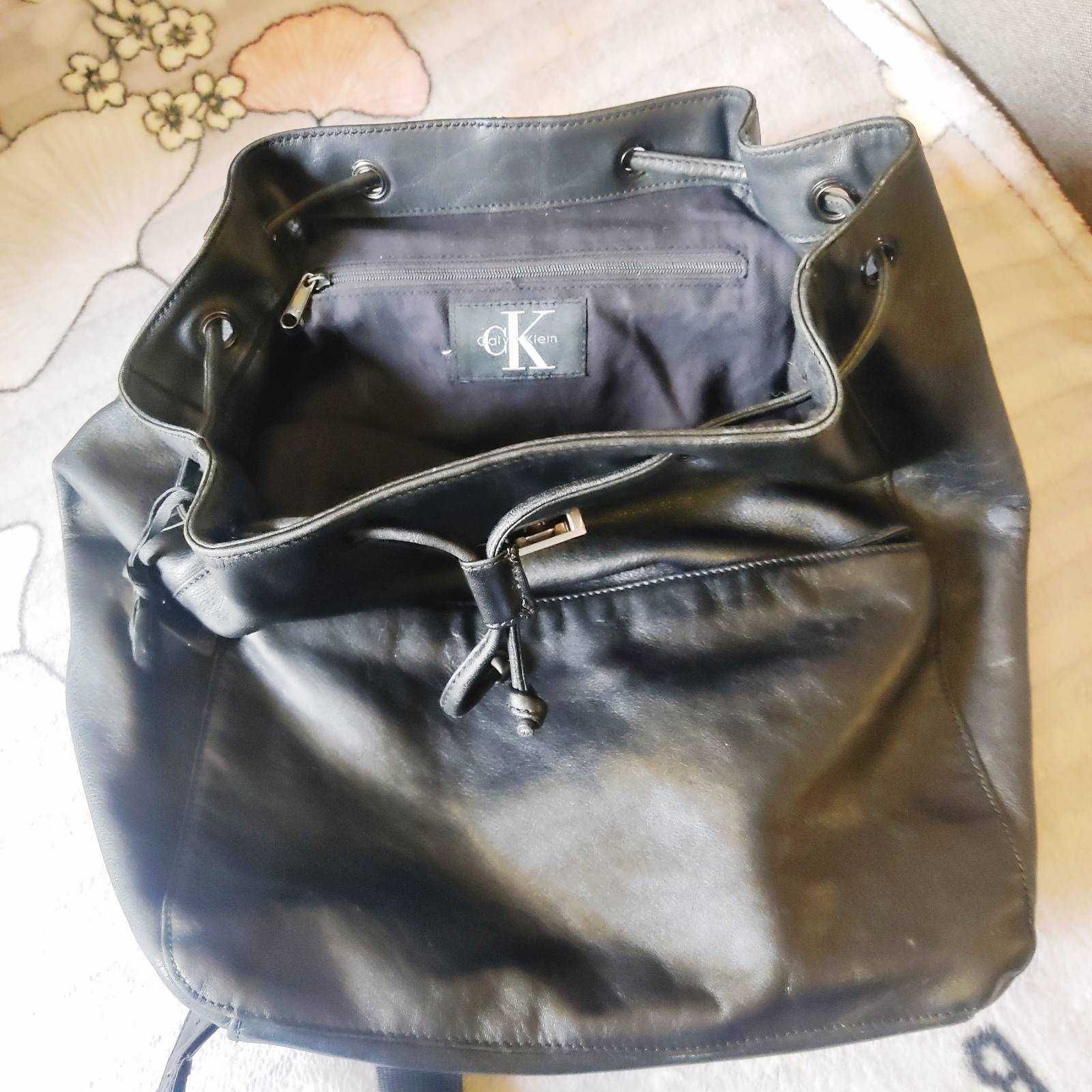 "Calvin Klein" - рюкзак из НАТУРАЛЬНОЙ кожи.Оригинал.