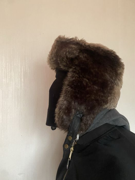 Шапка ушанка меховая y2k opium. Хутряна шапка ютукей гранж