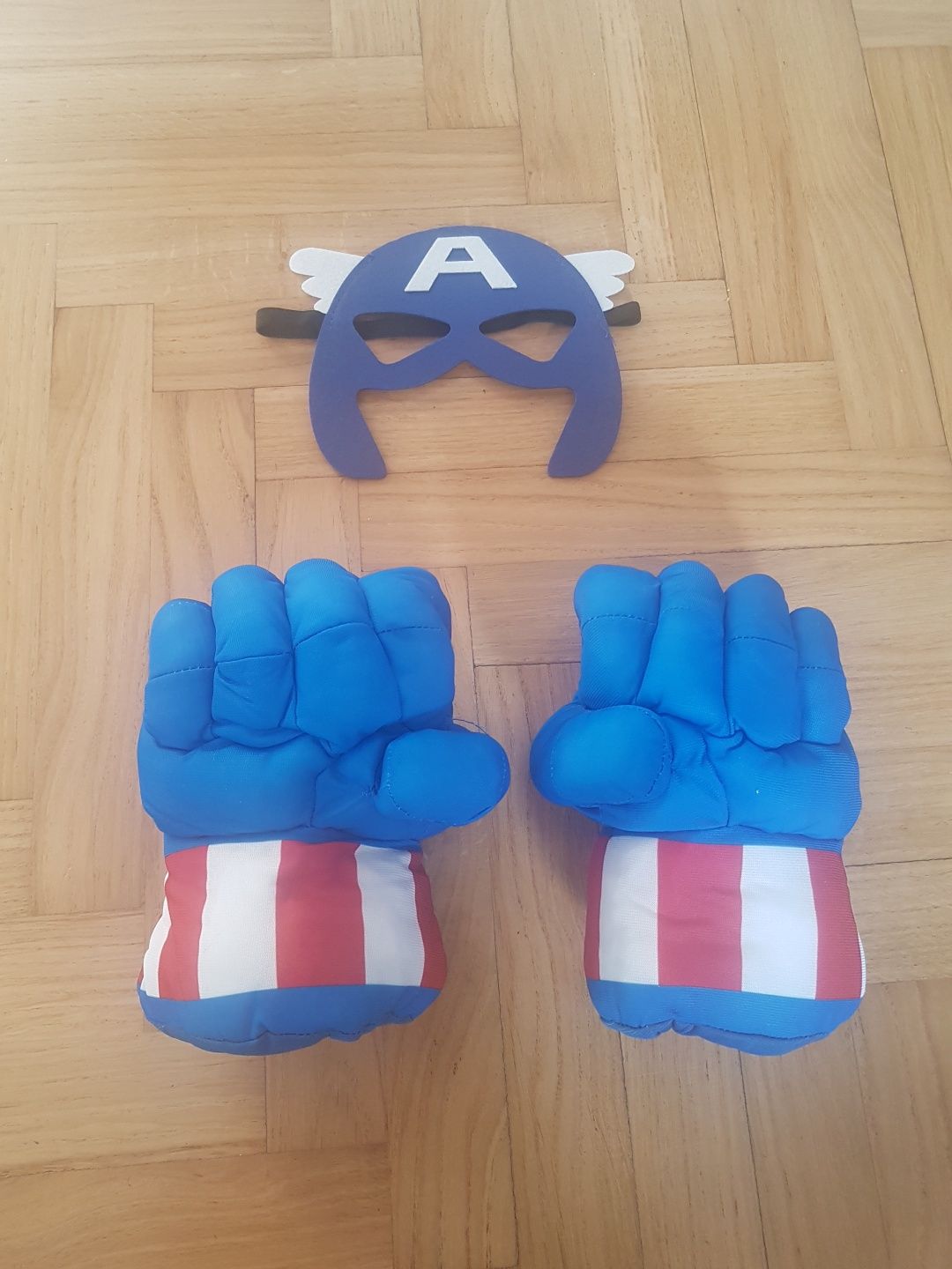 Rękawice maska Kapitan Ameryka