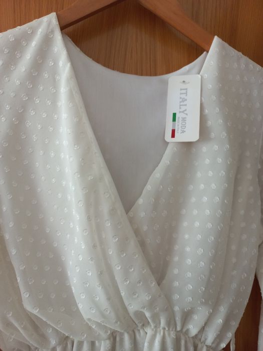 Vestido a estrear beje clarinho S/M