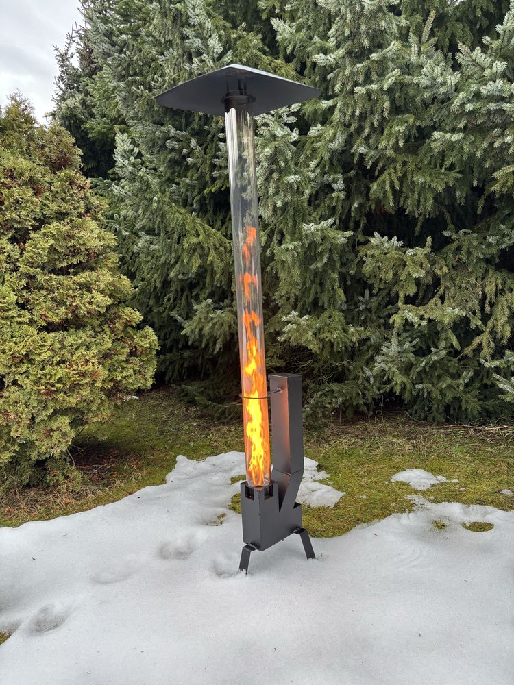 Parasol grzewczy na pellet