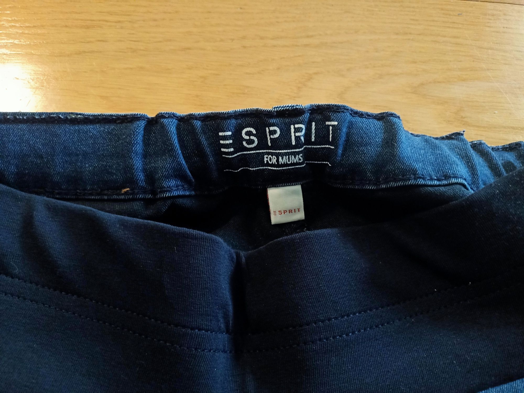 Zestaw ubrań ciążowych spódnica jeans Esprit , 2 bluzki Happymum S/XS