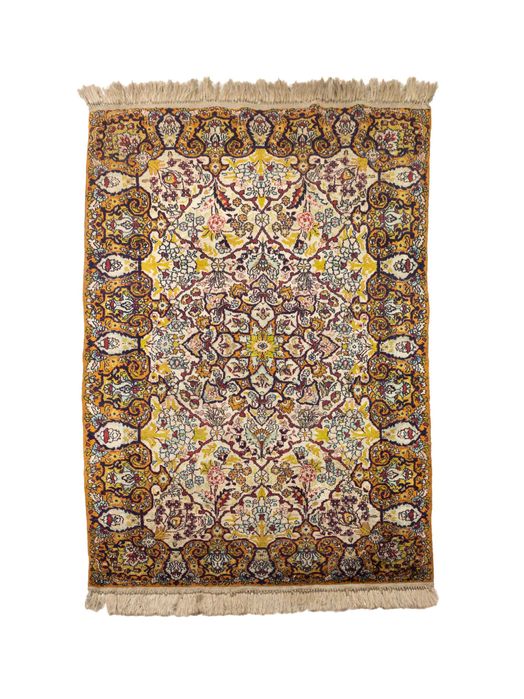 Tapete persa lótus Isfahan | 156 cm