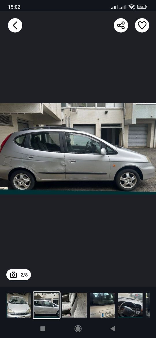 Daewoo Chevrolet Tacuma gasolina