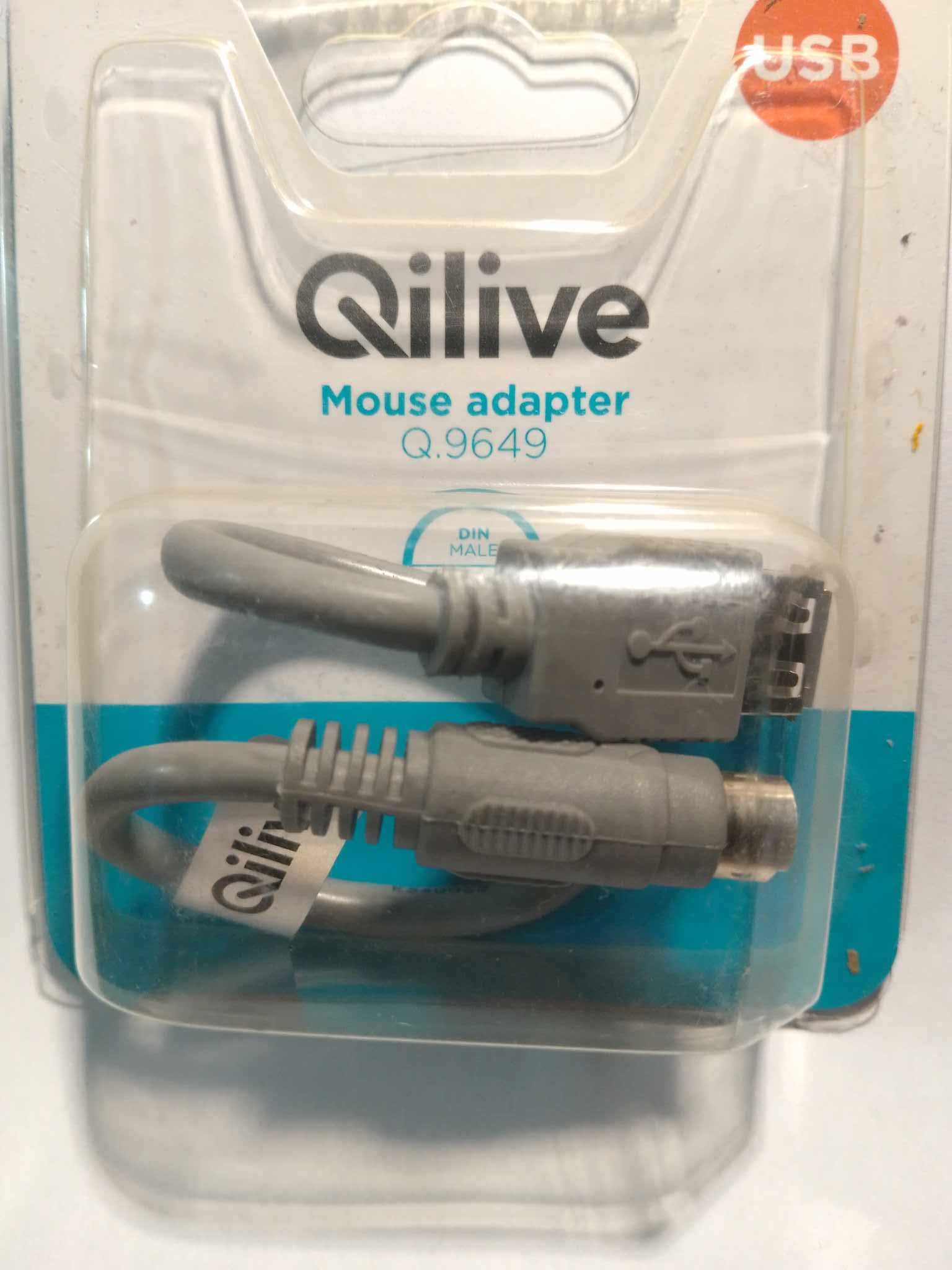 Połączenia Adapter PS2 wtyk / USB gniazdo