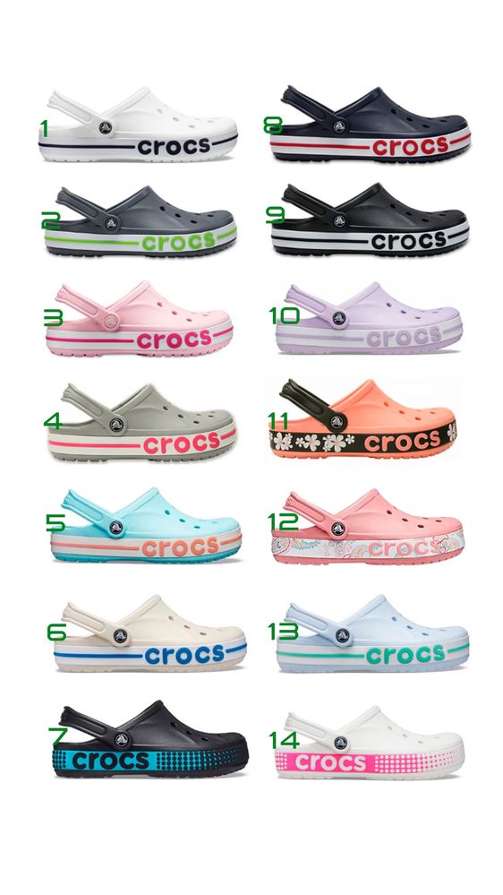 Crocs Bayaband, mega crush, literide 360, hiker крокси жіночі чоловічі