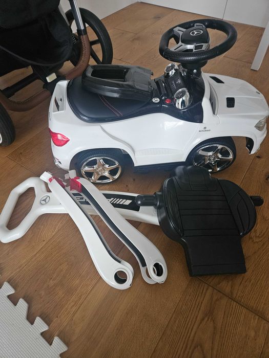 Mercedes jeździk – kompletny zestaw, stan bardzo dobry